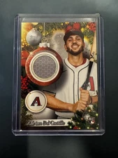 2025 Topps Holiday - Adrian Del Castillo Player Relic #PR-AD Diamondbacks RC