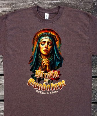 T-Shirt Muerte Skull Guadalupe Tattoo Tijuana  Nonne Mexico rust in M-XXL