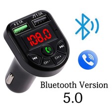 Car 2-Port USB Charger MP3 Radio Bluetooth FM Transmitter Wireless Adapter