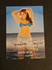 2025 Bench Warmer Girls Of Summer Sandra Taylor Black Ink Auto