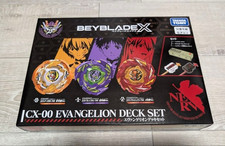 TAKARATOMY MALL EVANGELION STORE Limited BEYBLADE X CX-00 Evangelion Deck Set