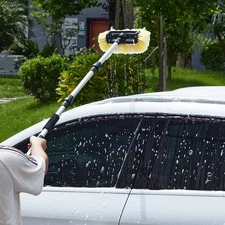 Extendable Car Wash Brush 66.7In Super Soft Bristle Telescoping Handle SUV RV