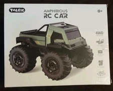 Talgic Amphibious RC Car 1/18 Remote Control Water Drive 4WD Off Stunt Standing