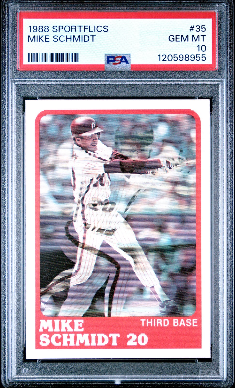 1988 SPORTFLICS #35 MIKE SCHMIDT PSA 10