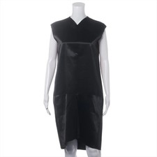 Celine The Phoebe period Viscose Sleeveless Dress 40 Ladies' Black 2 6M23 / 466