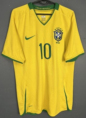 RONALDINHO #10 MEN'S BRAZIL BRASIL 2008/2010 FOOTBALL SOCCER SHIRT