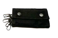 PORTER Key Case Black Leather Japan Made Men's Used Damaged Poor Condition