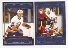 Lot of 2 Different Islanders Bryan Trottier Legends Classics Hockey Cards