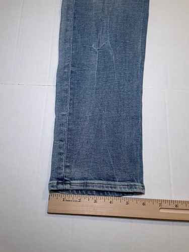 Hudson Mens Blue Jeans Zack Skinny Size (Actual 35x32) Designer - Picture 4 of 8