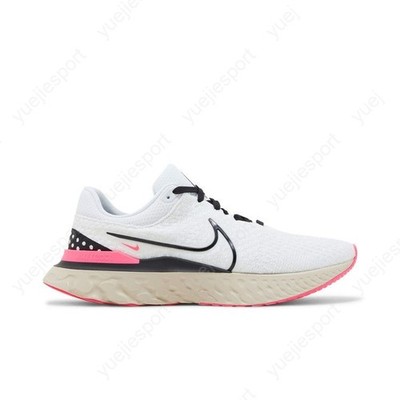 Nike React Infinity Run Flyknit 3 White Hyper Pink DH5392-101