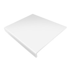 250mm White UPVC Window Board/Cill Cover 1.25m Long 9mm Thick Plastic Window