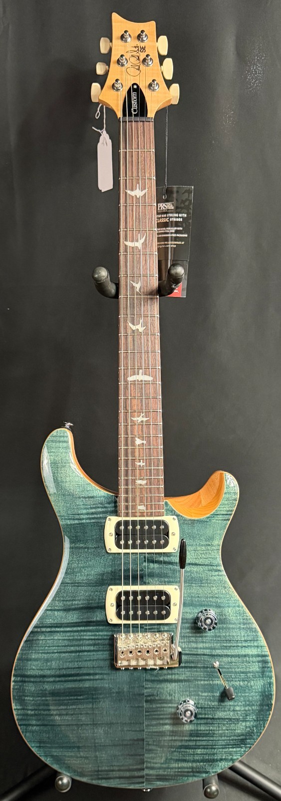 PRS SE Custom 24 Electric Guitar Slate Blue Finish w/ Gig Bag