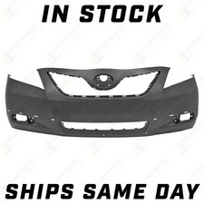 New Primered Front Bumper Cover Fascia For 2007-2009 Toyota Camry Se W Spoiler