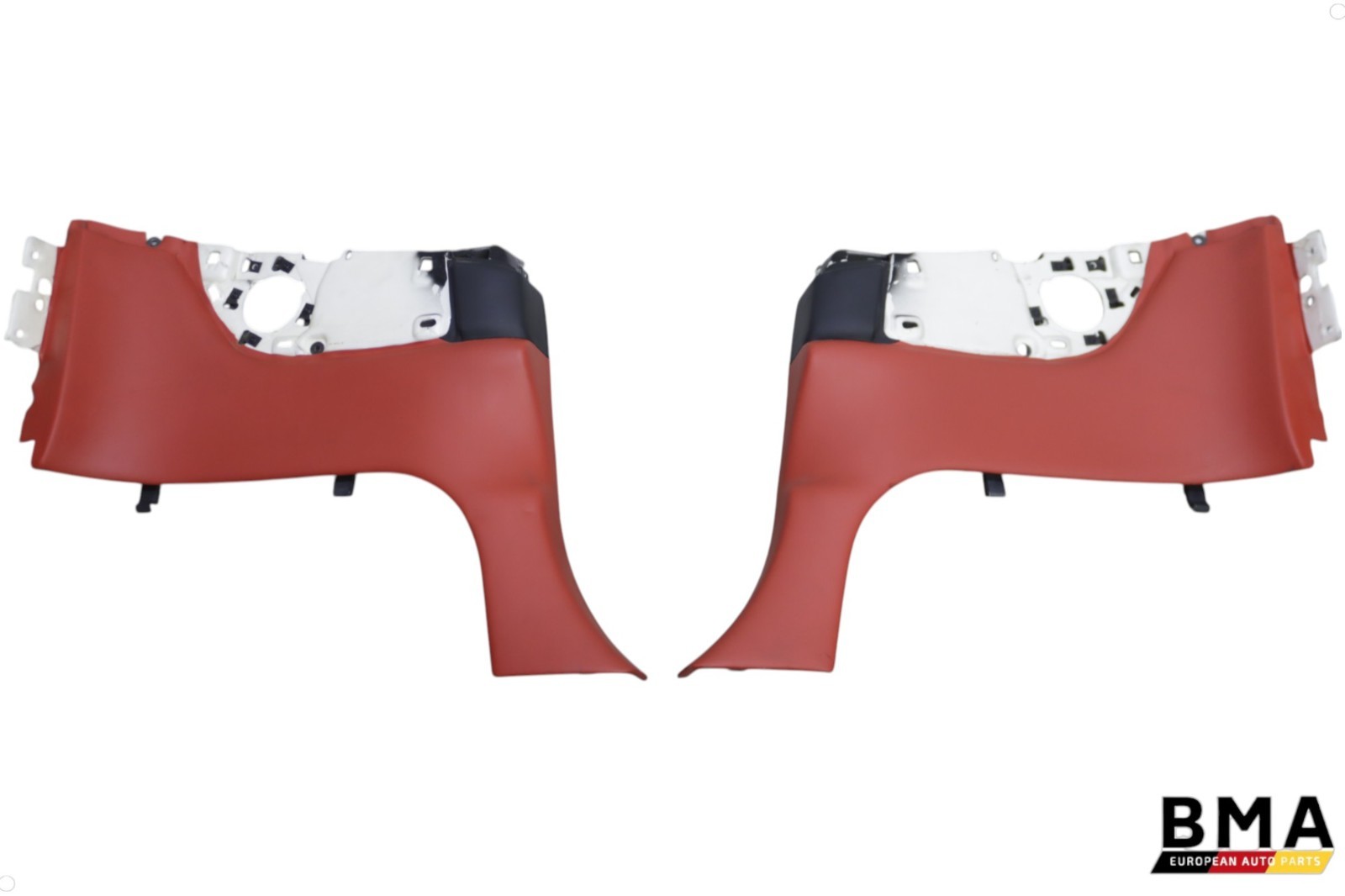 Ferrari California T Left & Right Red Leather Quarter Trim Set 2015 - 2018 OEM