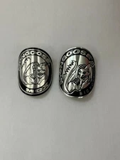 Vintage Mongoose Mgx / Bicycles Head Badge Emblem BMX Old School Bike Logo