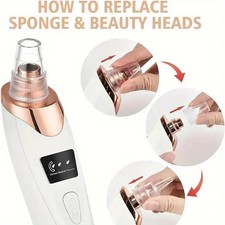 Lightweight User Friendly Maneuverable Blackhead Remover Pore Vacuum Cleaner Kit