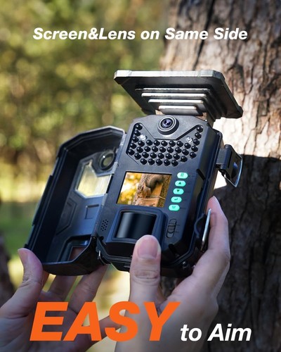 iZEEKER Solar Wildlife Camera 4K 30fps 48MP, Trail Camera with 2600mAh Battery, - Picture 5 of 7