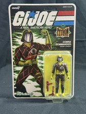 PYTHON PATROL COBRA COMMANDER GI Joe ReAction Plus Super7 Target Exclusive New