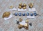 FABULOUS LOT OF VINTAGE Estate Costume Jewelry BROOCHS, BRACLET EARRINGS  SIGNED