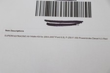 Superfastracing Universal Fit Cold Air Intake Kit