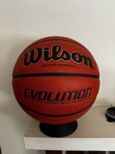 Wilson Evolution EMEA Basketball Size 7 Indoor Game Ball Official Grip Orannge n
