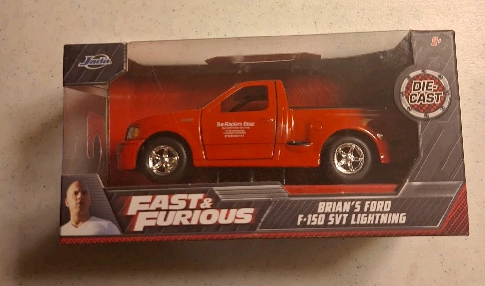 JADA 1/32 Scale Fast And Furious Brian's Ford F-150 SVT Lightning Replica Diecast Model Car