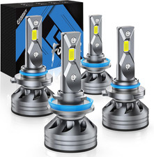 9005 H11 Fog Light Bulbs Combo 110000LM 6500K 22,000 RPM Compatible Replacement