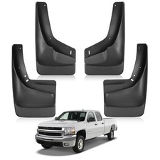 Fit For 1999-07 Chevy Silverado Sierra Splash Guards Mud Flaps 4pcs Front Rear