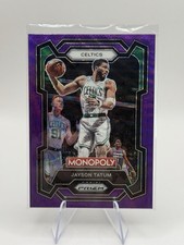 Jayson Tatum Boston Celtics 2023-24 Panini Monopoly Purple Wave Prizm #7 Card