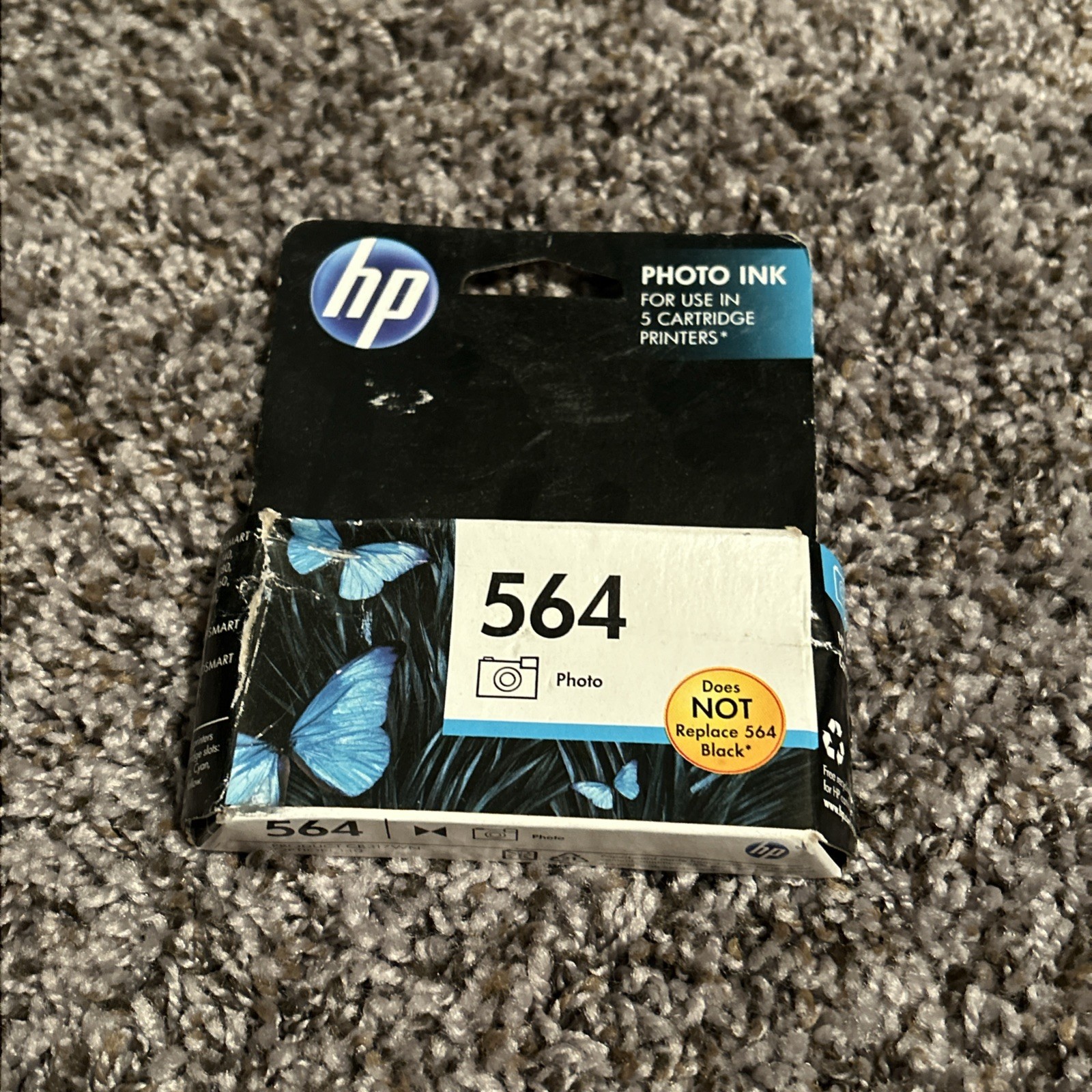 HP 564 Photo Ink Cartridge CB317WN Genuine OEM Original Exp 10/25-image