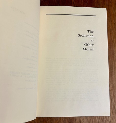 1st Ed. The Seduction and Other Stories, Signed & Limited by Joyce Carol Oates - Picture 10 of 12