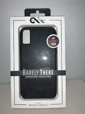 Case-Mate - iPhone X Leather Case - Barely There - Slim Case for Apple iPhone X 