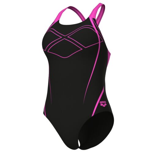 arena Graphic Swim Pro Back Badeanzug Swimsuit Frauen Damen chlorbeständig - Bild 2 von 13