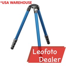Leofoto LMP-324CL Water-Resistant Tripod with 75mm Video Bowl Blue