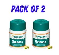 Himalaya GASEX Tablets Relieves Gas Digestive Health 2 Box FREE SHIP 2027