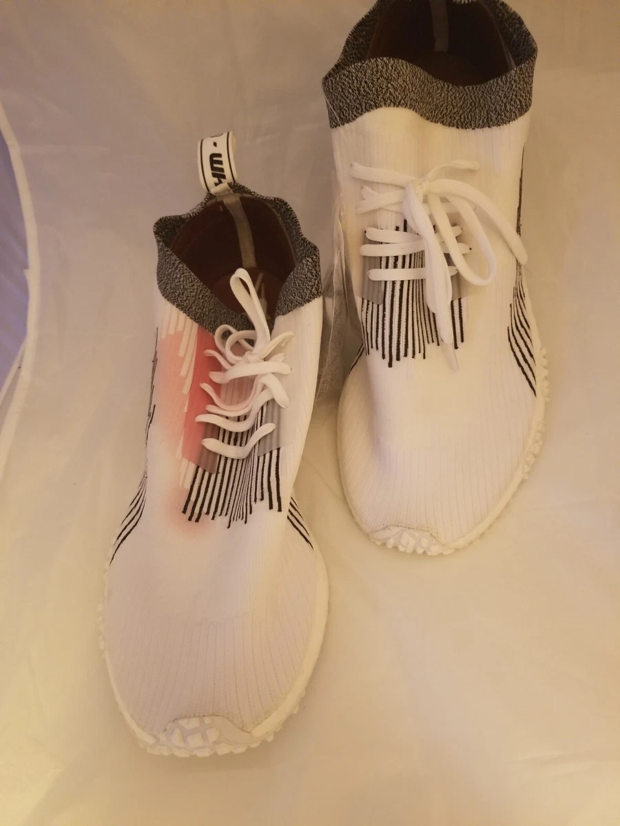 Adidas Mens NMD Racer Whitaker Car Club Monaco White Brown  display picture 1