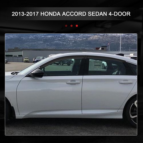 For 13-17 Honda Accord Sedan Window Visor Rain Vent Shade Guard Deflector - Picture 4 of 16