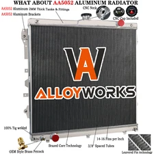 3-Rows Aluminum Radiator Fit 2007-2014 Toyota Tundra / Sequoia 4.0L V6 GAS US
