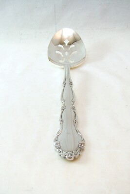Oneida 1881 Rogers Silberüberzug 1959 flirtation Gepiercte Tisch Portion Spoon B