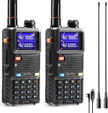  Chirp Compatible  UV-5G plus GMRS Handheld Radio, 999 Channels, 5W Long Range