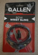 Allen Bow Wrist Sling  Full Grain Leather Yoke Braided Polyester Cording 66291A