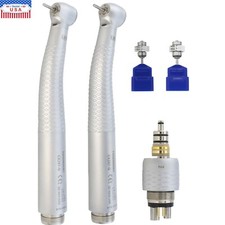 COXO Dental Fiber Optic LED High Speed Handpiece For W/H Roto Coupling 6 Hole