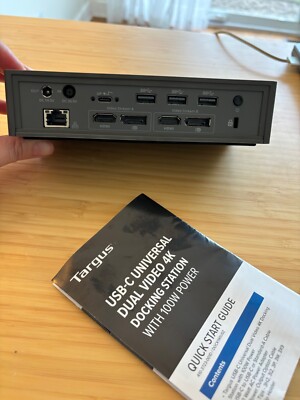 Targus USB-C Universal DV4K Docking Station with 100W Power 
