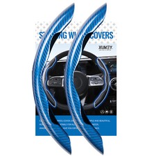Carbon Fiber 15car Steering Wheel Cover Non-slip Interior Accessories Universal