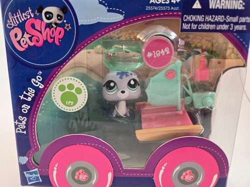 Littlest Pet Shop Pets On The Go Seal #1842 RARE New in package 2010