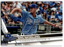 2017 Topps Update Eric Skoglund Rookie Kansas City Royals #US19