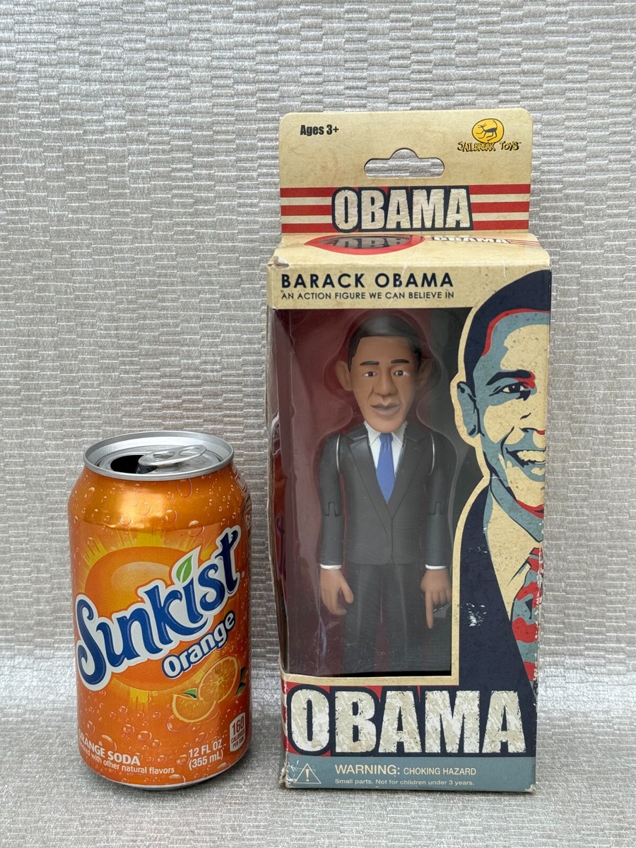 PRESIDENT BARACK OBAMA JAILBREAK TOY DOLL OB000 ACTION FIGURE IN