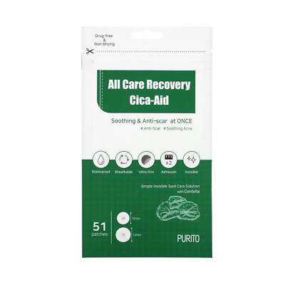 Purito All Care Recovery Cica-Aid Patches 51 patches