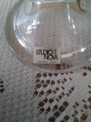 Studio Nova Handmade Frosted Tulip Footed Pedestal Candle Holder - Picture 2 of 5
