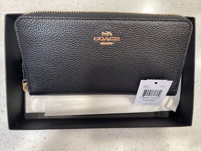 COACH  ウォレット Coach Leather Wallet Accordion ZIP Small 10011161JAX - New, never
